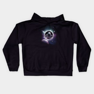 Astronaut Cosmic Tshirt Stars Space Travel Kids Hoodie